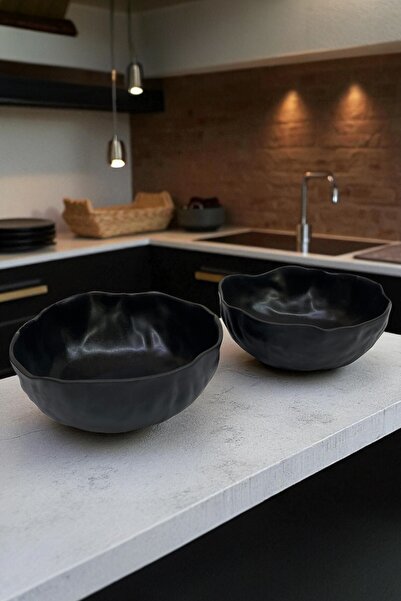 İREA PORSELEN Wood 14cm Porcelain Deep Bowl