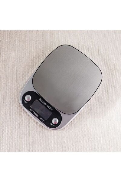 Danube Home Chef's Delight Digital Kitchen Scale – 5Kg Capacity, Compact Stainless Steel Design