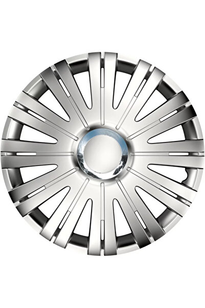 Cridem Set capace roti auto Active RC 4buc - Argintiu/Crom - 16''