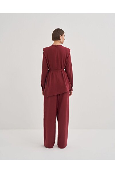 QOOQ STORE Bruno Pantolon-BORDO - 42