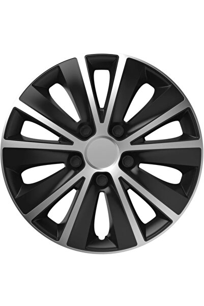 Cridem Set capace roti auto Rapide SB 4buc - Argintiu/Negru - 14''