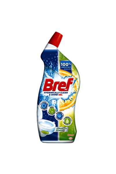 Bref Toilet cleaning gel, Bref, Power Aktiv, with lemon scent, 700 ml
