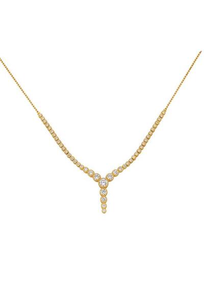 Pirnus Diamond Altın Taşlı Set Kolye