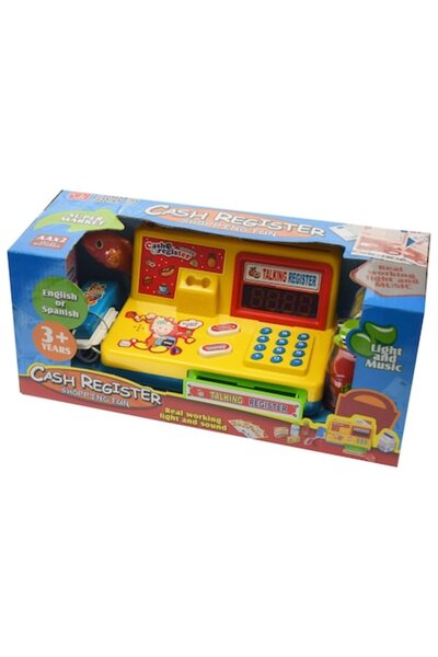 OEM Set casa de marcat de jucarie, cu accesorii, produse, sunete si lumini