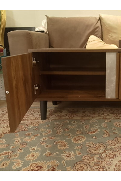 DEC9 Practical TV table with multiple storage spaces in different colors