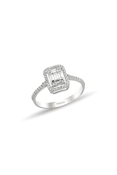 Pirnus Diamond Altın Baget Yüzük
