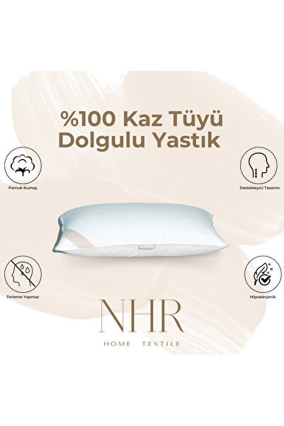 Genel Markalar %100 Kaz Tüyü Dolgulu, %30 Gıdık Antibakteriyel, Uyku Yastığı ...