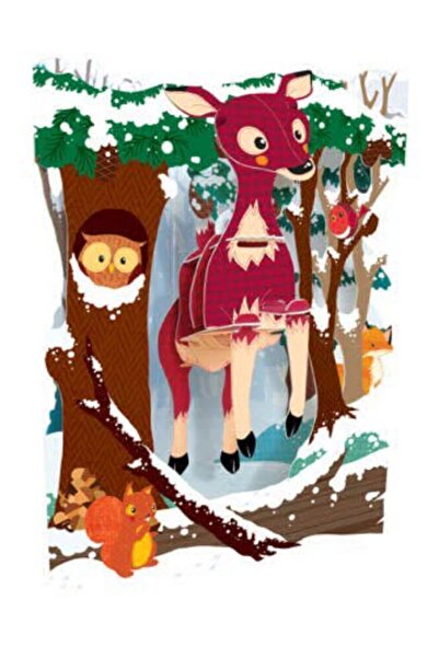 Santoro Felicitare 3D Swing Cards Caprioara