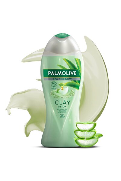 PALMOLIVE NATURALS جل استحمام بالموليف بالطين لإزالة السموم ٥٠٠ مل (عبوة من ١...