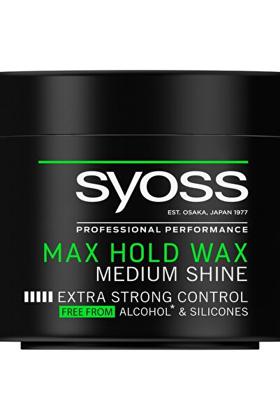 Syoss Max Hold hair wax for medium shine and very strong control, 150 ml