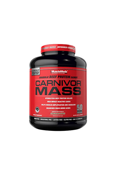 MuscleMeds كارنيفور ماس بروتين لحم البقر لزيادة الكتلة العضلية 6 أرطال