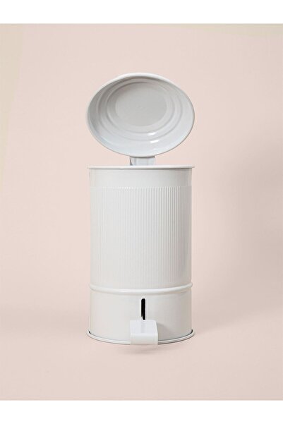 RİVO HOME DECOR Stripe Kitchen and Bathroom Trash Can 5 Lt