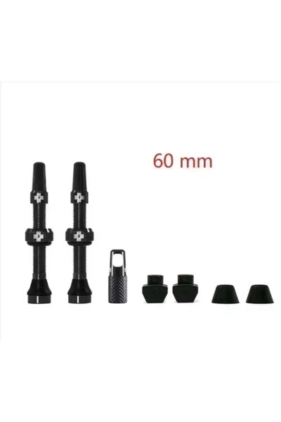 Choice صمام هواء 60 مم MK2 صمامات بدون أنابيب بريستا أغطية إزالة مفتاح وقلب الصمام المتكاملة للدراجات والطرق