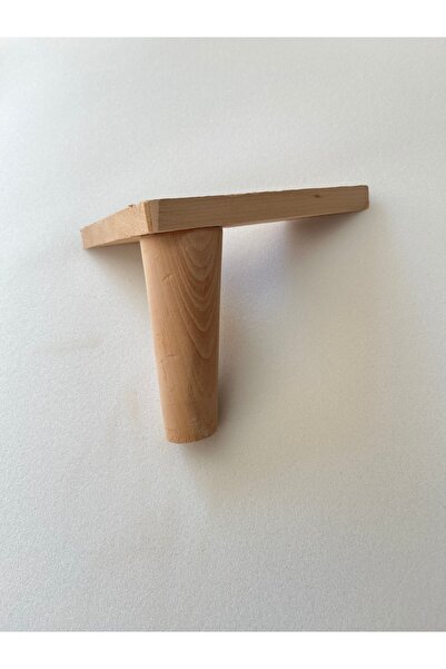 Ahşap Ham konik ayak 14 cm 8 ad