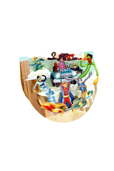 Santoro Felicitare 3D PopnRock Supereroi