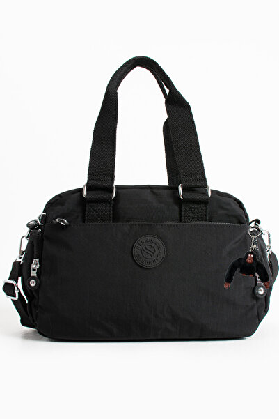 Çantaland Дамска чанта през рамо и през гърба от набръчкана материя – водоуст...