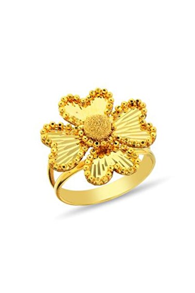 Pirnus Diamond Altın Yonca Yüzük