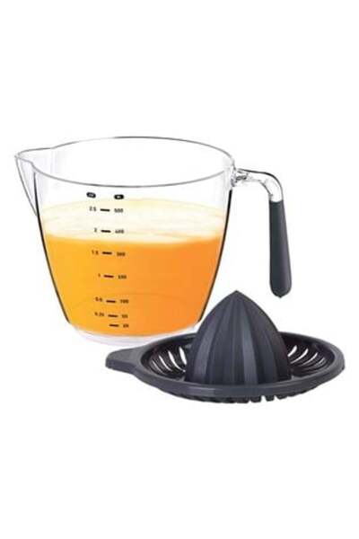 OEM Citrus Juicer with Plastic Anthracite and Gradations 500 ml