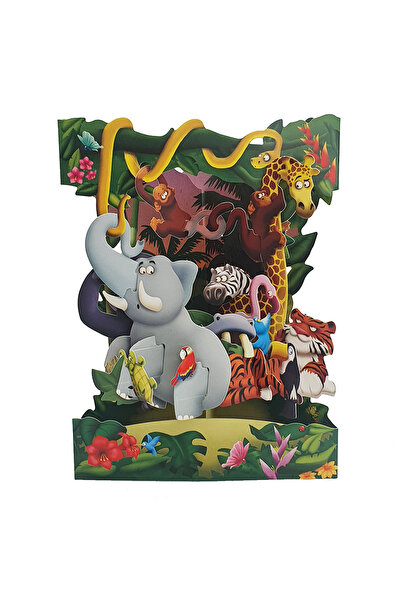 Santoro Felicitarea 3D Swing Cards Animale din jungla