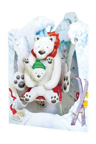 Santoro Felicitare 3D Swing Cards Ursi polari