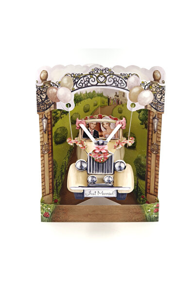Santoro Felicitare 3D Swing Cards Masina de nunta
