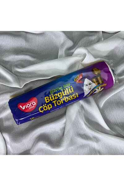 VİORAPLAST 10"lu Büyük Boy Çöp Poşeti (Vanilla Kokulu)