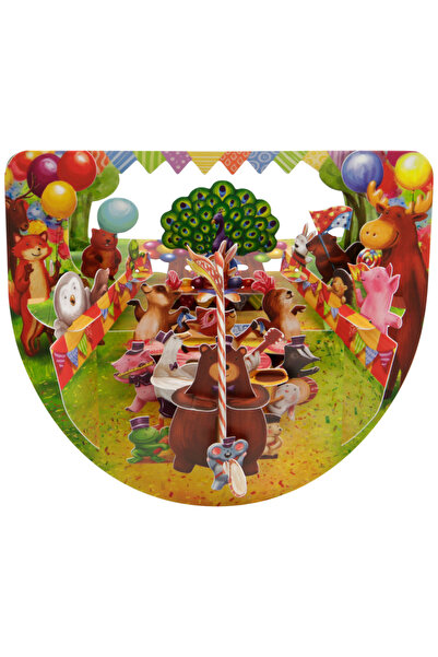 Santoro Felicitare 3D PopnRock Parada animalelor