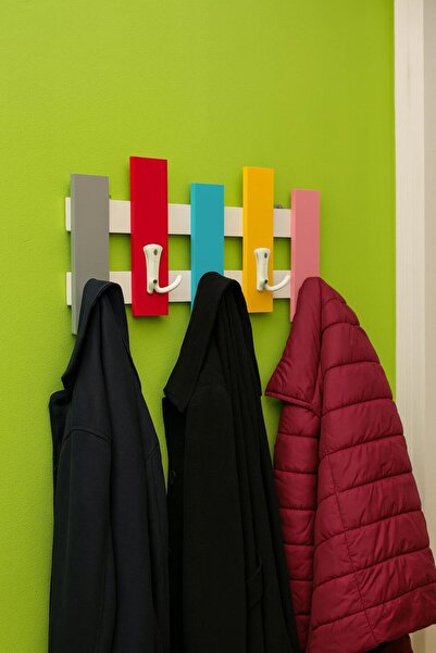 MEYA PİNE Breloc elegant din lemn colorat