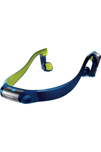 PANASONIC RP-BTGS10-A Premium Bluetooth Wireless Water-Resistant Open-Ear Headphones, Blue/Yellow