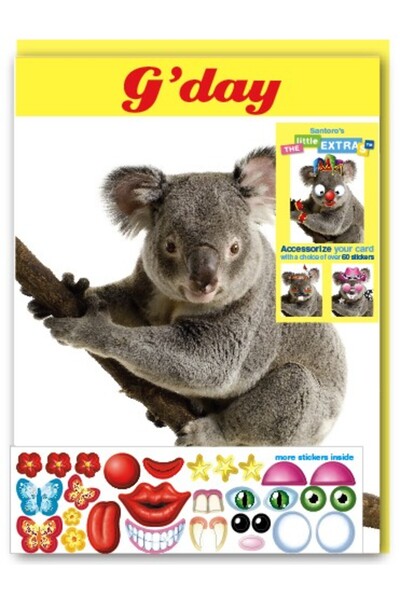 Santoro Felicitare amuzanta Little Extra Koala