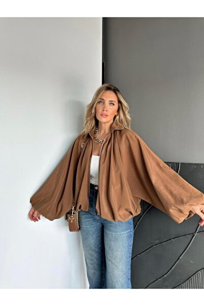 EGZOTİK ASORTİK Бомбър с набори и тясна кройка