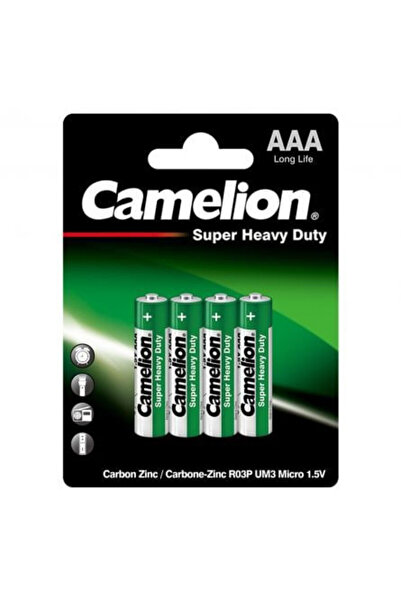 CAMELİON Set de 4 baterii zinc R3 AAA