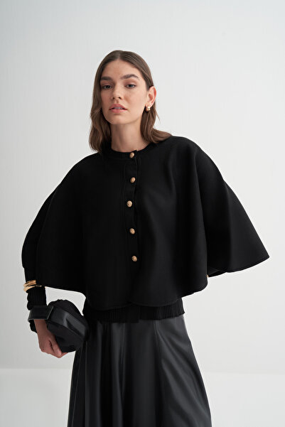 VESNA Pelerinli Triko Hırka