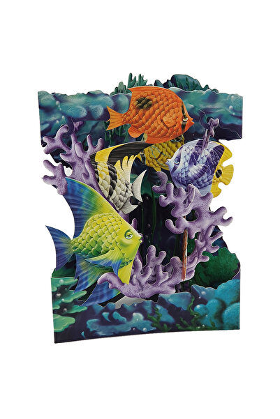 Santoro Felicitare 3D Swing Cards Viata marina