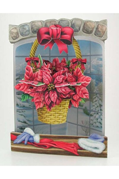 Santoro Felicitare 3D Swing Cards Craciunita