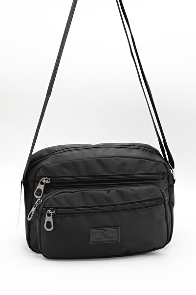 Bevitton Suya Dayanıklı Kumaş Kadın Omuz Çantası Siyah Çapraz Çantası