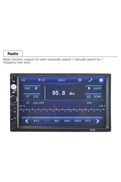 navi-it Car Player MirrorLink VW Skoda Seat mp5 car player 7010B, Frame, Mounting brackets, Bluetooth