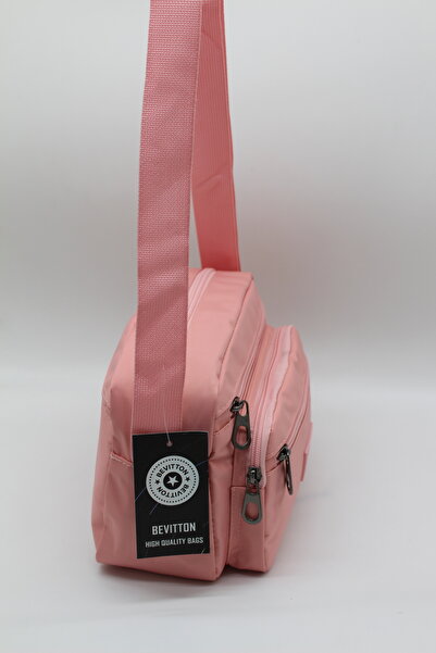 Bevitton Geantă de umăr pentru femei din material textil rezistent la apă