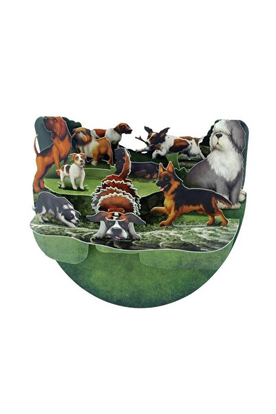 Santoro Felicitare 3D PopnRock Rase de caini