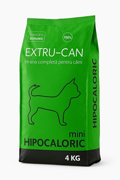 ExtruCan MINI HIPOCALORIC, HRANA USCATA PENTRU CAINI ADULTI DE TALIE MICA 4KG