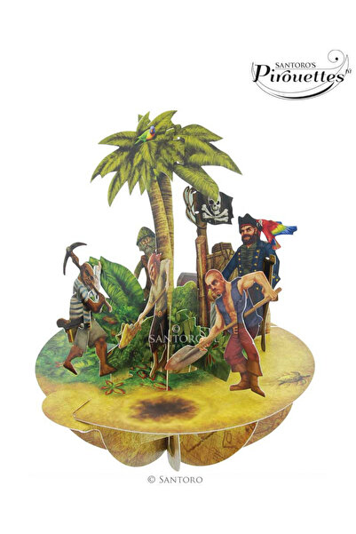 Santoro Felicitare 3D Pirouettes Insula comorii