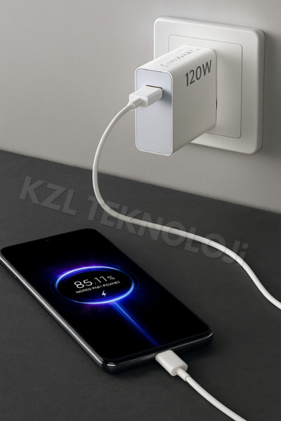 Maybax 120W (WATT) JNUOBİ TURBO Hızlı Type-C Şarj Adaptör + Kablo Type-C Girişli Bütün Cihazlara Uyumludur