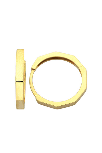 Pirnus Diamond Altın Halka Küpe