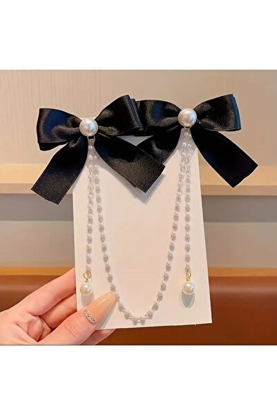 EMKSHOP Перлена закопчалка за коса с панделка