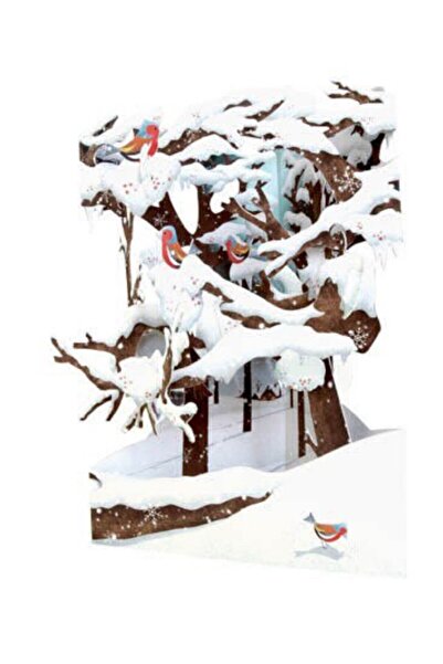Santoro Felicitare 3D Swing Cards Iarna in padure