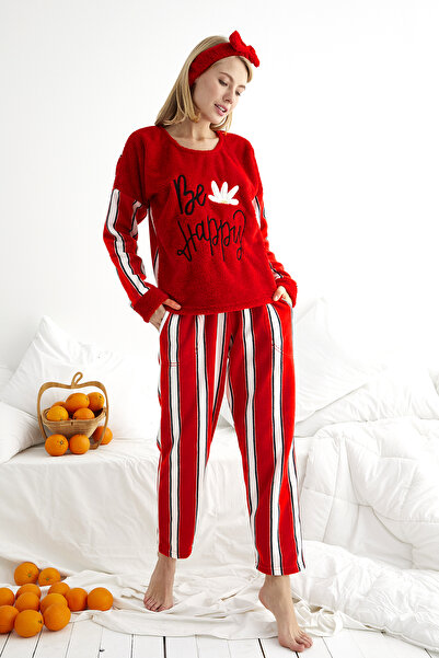 lacelove April winter polar new year women's pajama set - with hair band gift