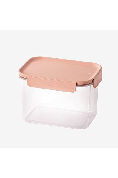 locknlock Classic Plus Rectangle Food Container 2L – Pink, 4-Side Locking, Stackable & Leakproof