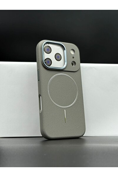 GENERAL Premium MagSafe Leather Texture Case for iPhone 17 Pro Max – Shockproof, Slim & Wireless Charging