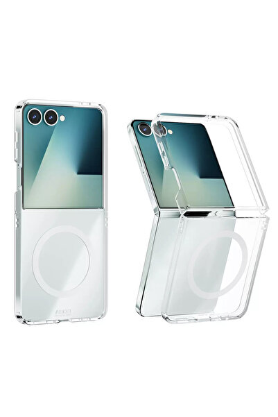 Ahlttiba غطاء حماية متوافق مع هاتف سامسونج جالاكسي زد فليب 7 مع حماية للكامير...