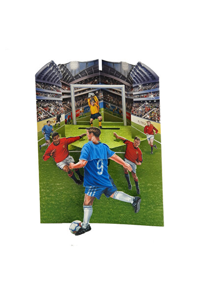 Santoro Felicitare dinamica 3D Swing Cards Fotbal